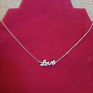 Necklace Love pendant Steeling Silver.925